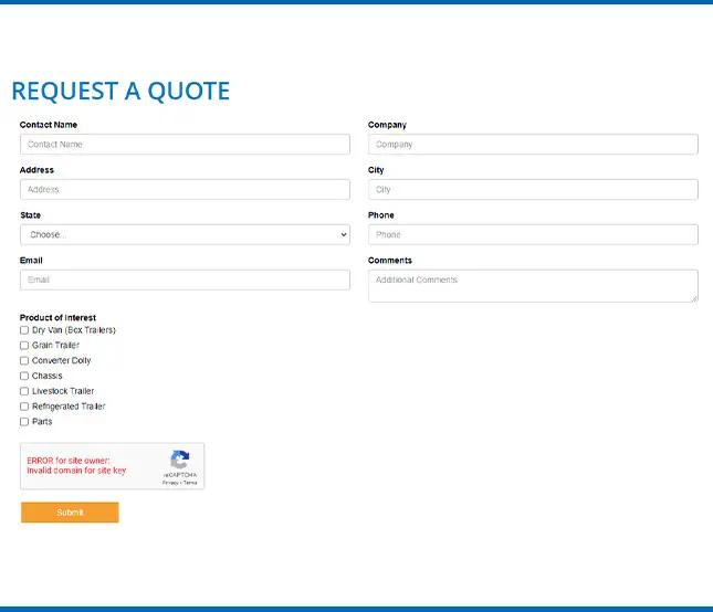 Custom Quote Forms