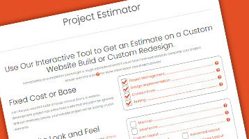 Check out our Project Estimator