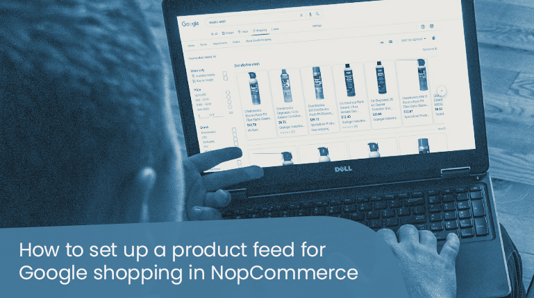 setting up a google shopping feed in nopcommerce