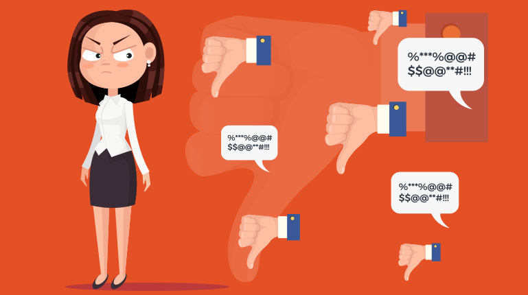 how to manage negative comments on facebook