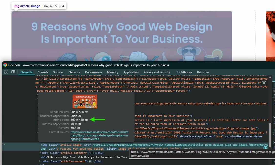 image-size-inspection-dev-tools