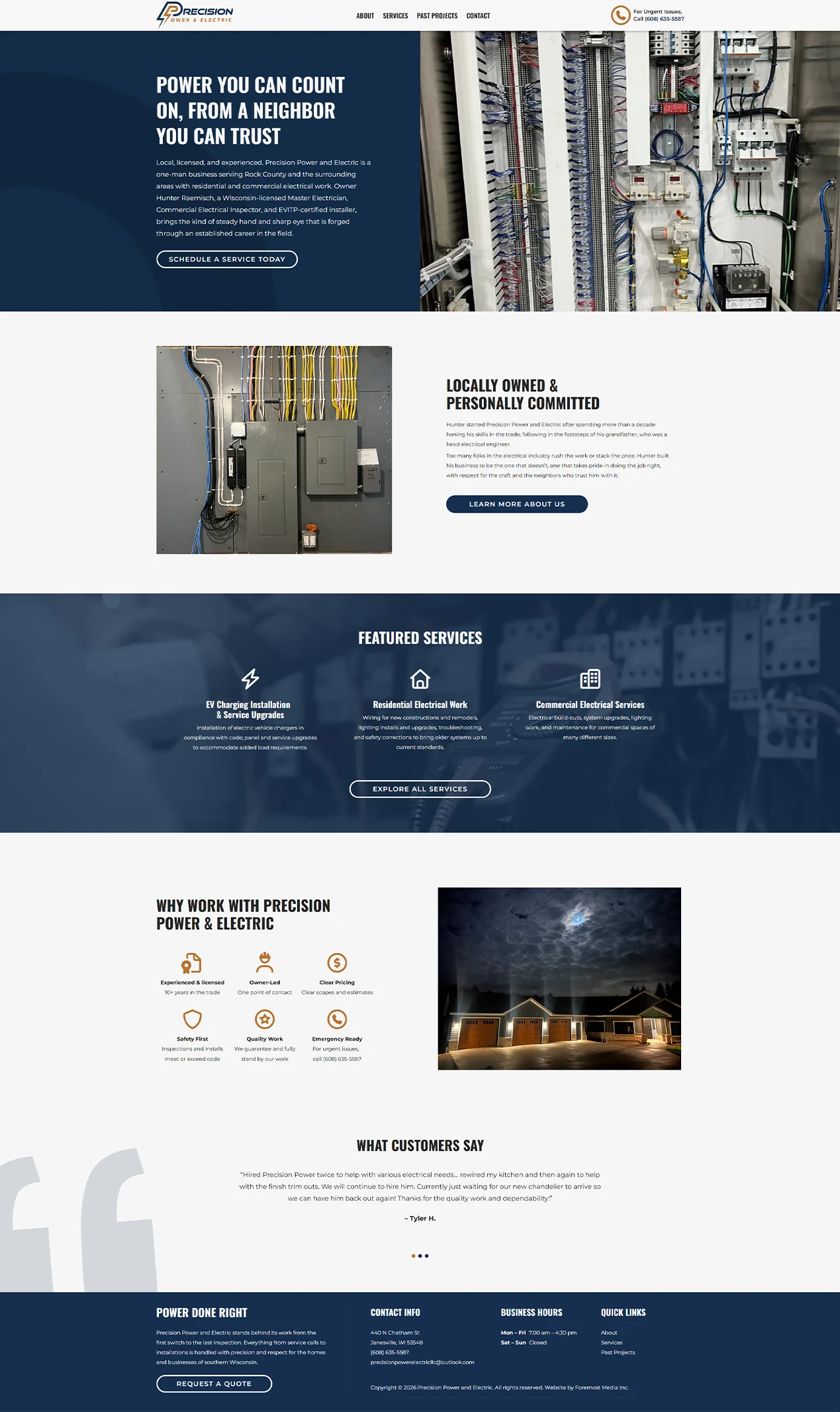 home page design mock up