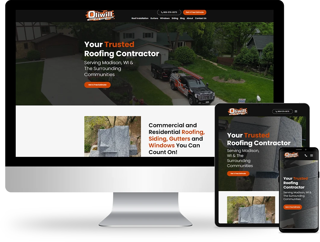 oliwill design on responsive devices