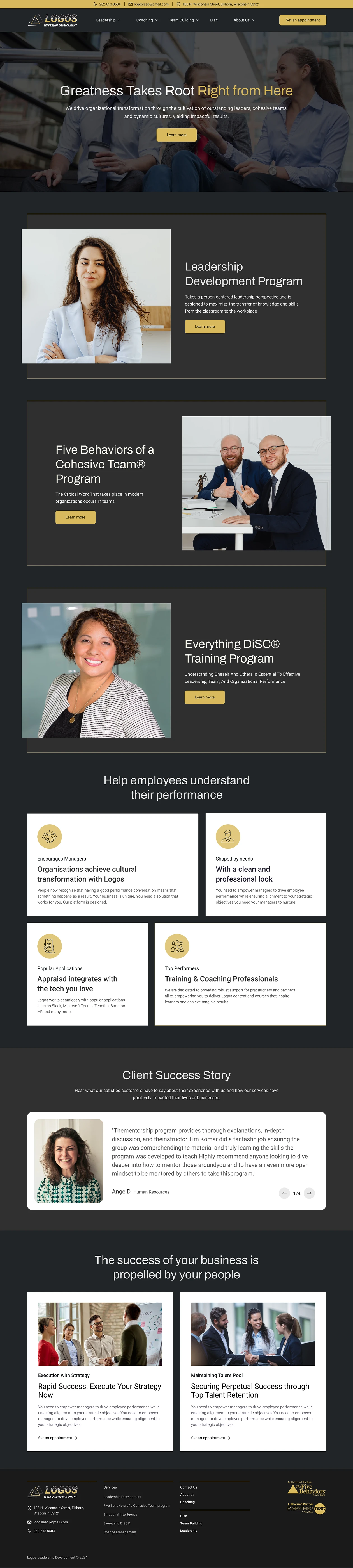 new home page design 