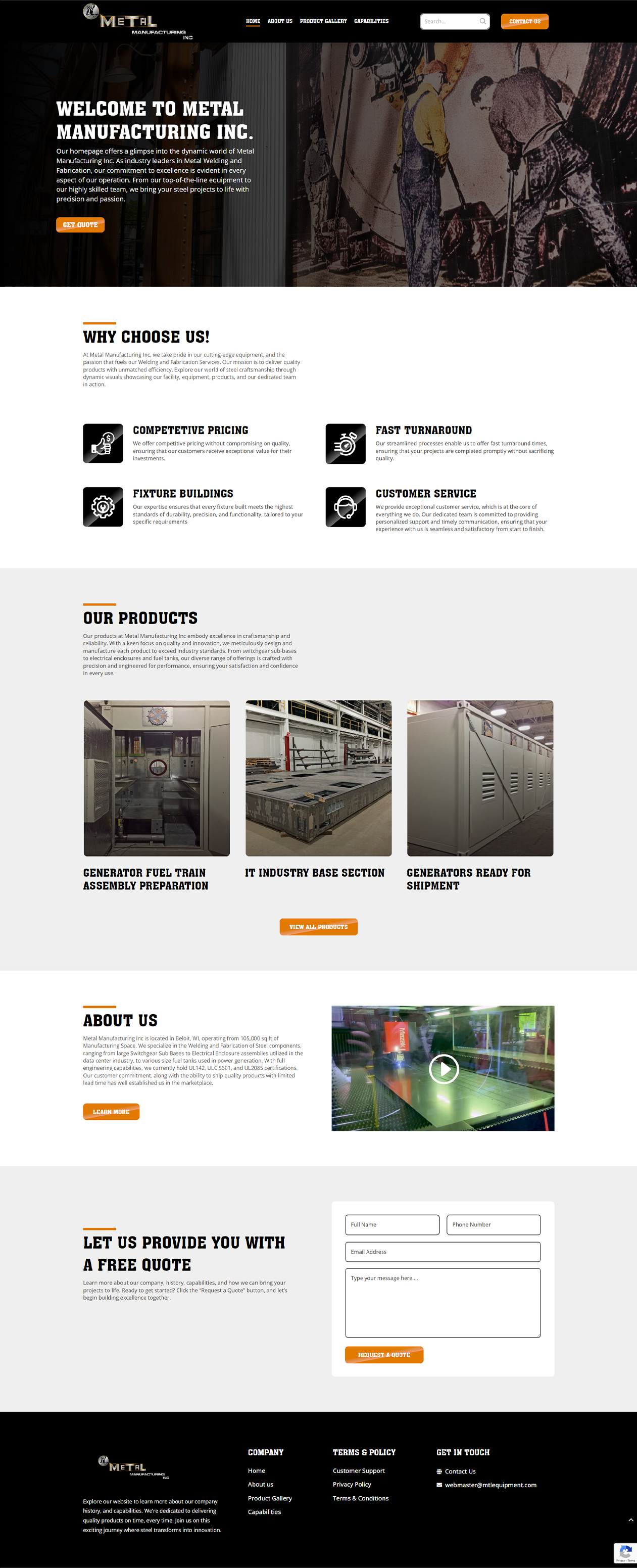 mtl home page design