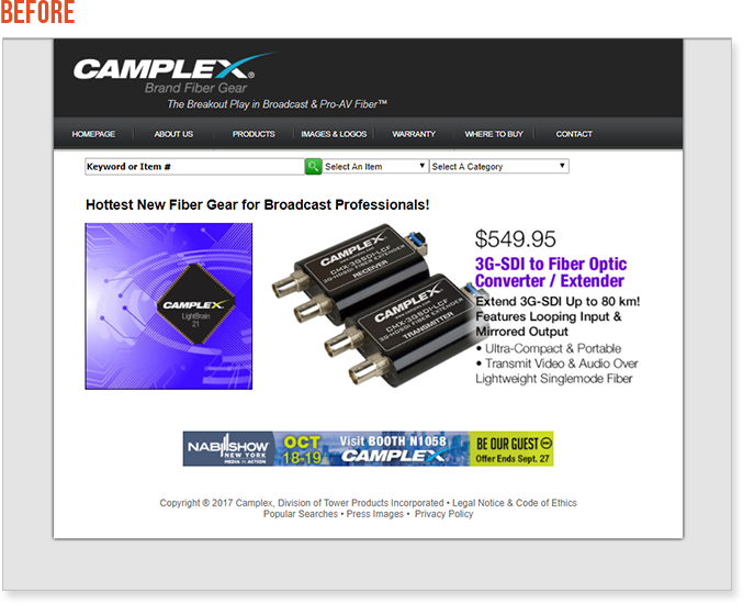 Foremost Media Portfolio Gallery of site Designs