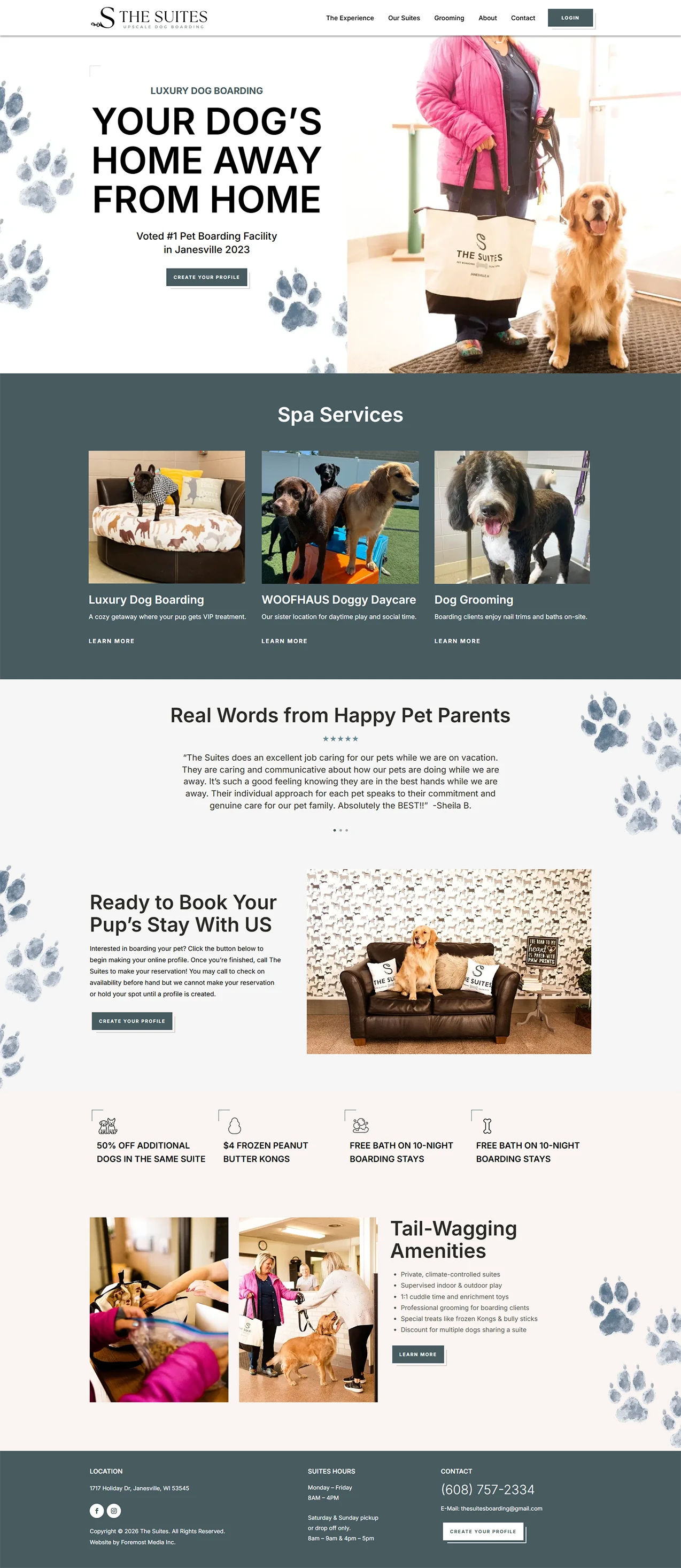 new home page design