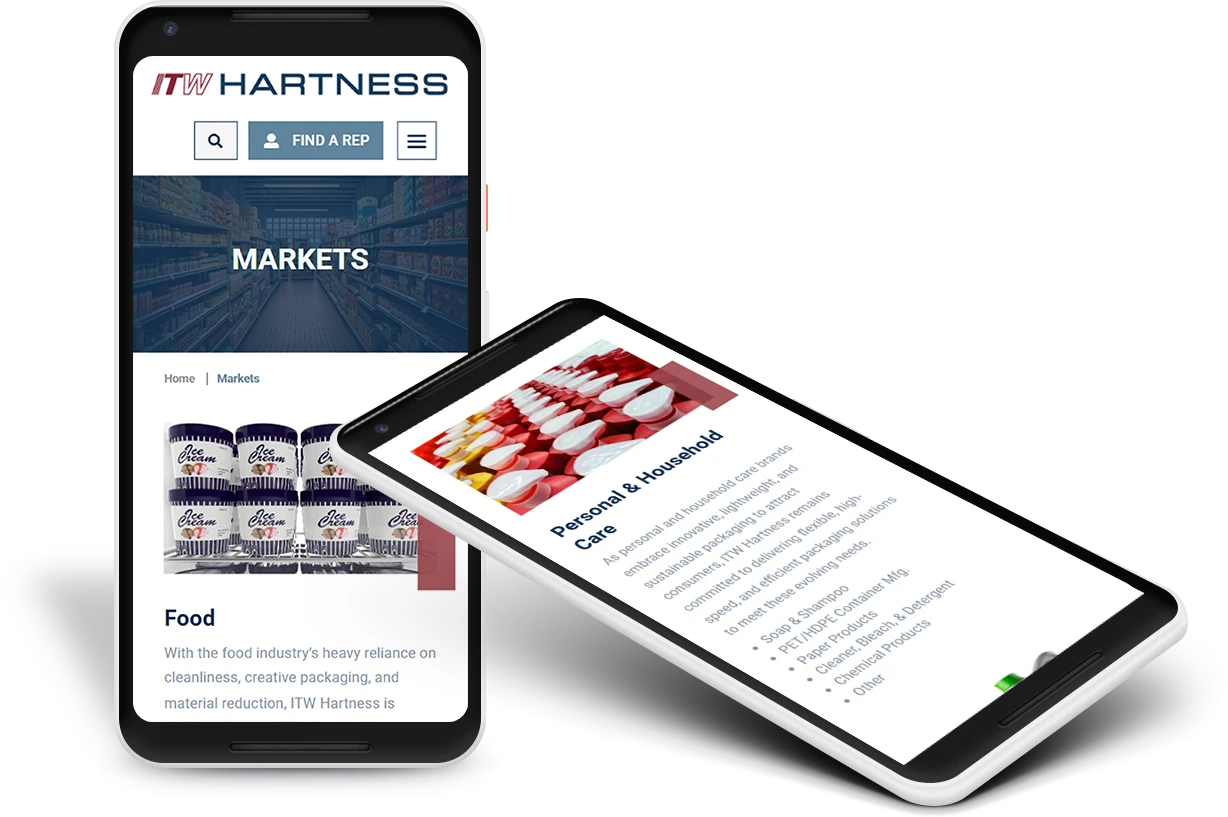 interior mock ups on phones