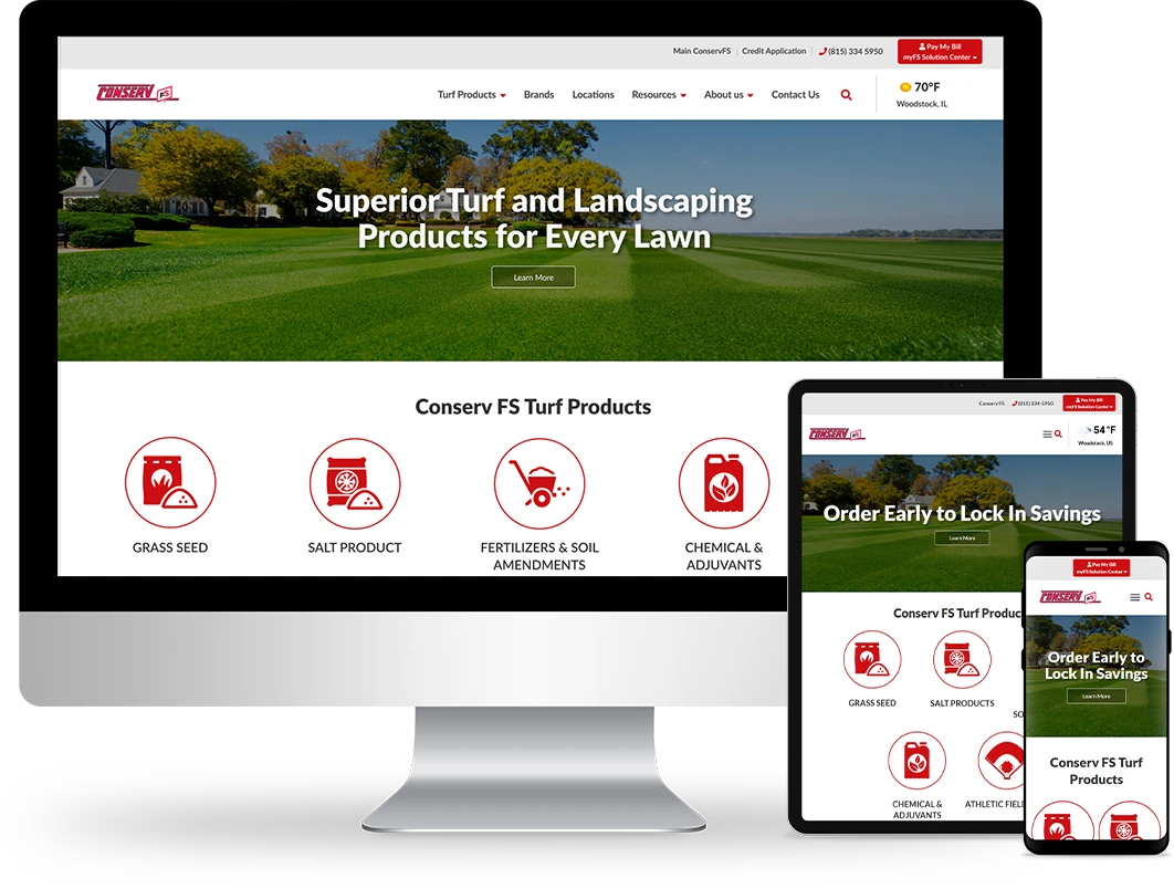 conserve fs design on responsive devices