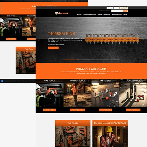 full home page design ramset
