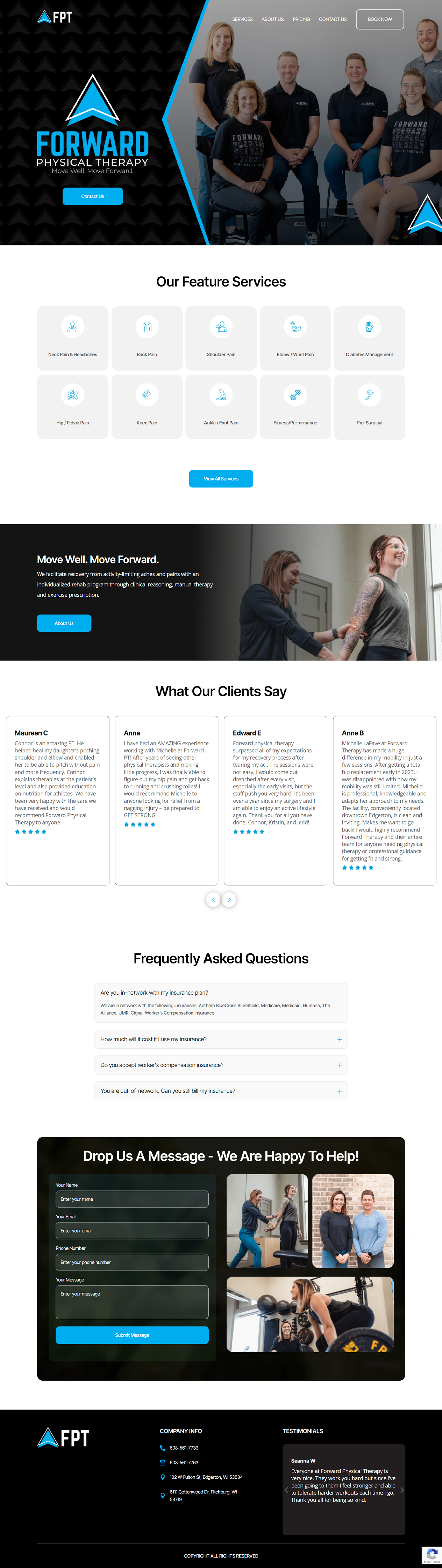 home page design