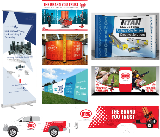 Trade Show Backgrounds & Banner Signs